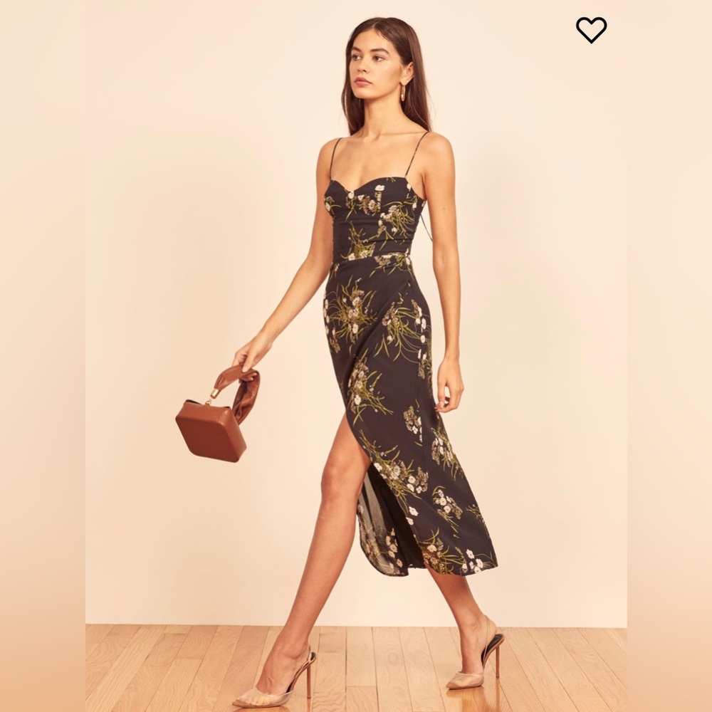 Reformation Kourtney Dress Size 6 Color Vueve